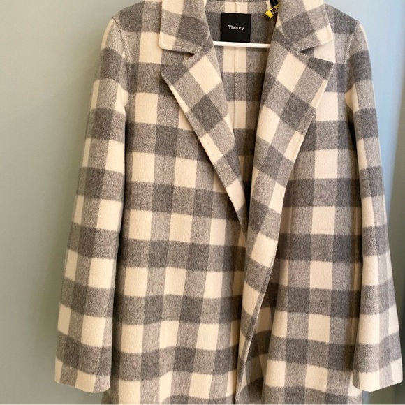 Theory Jackets & Blazers - Theory Gingham Cardigan jacket